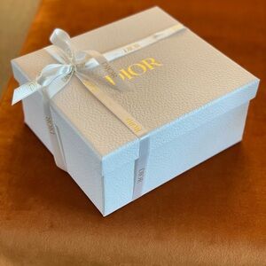 Authentic small square Dior box.